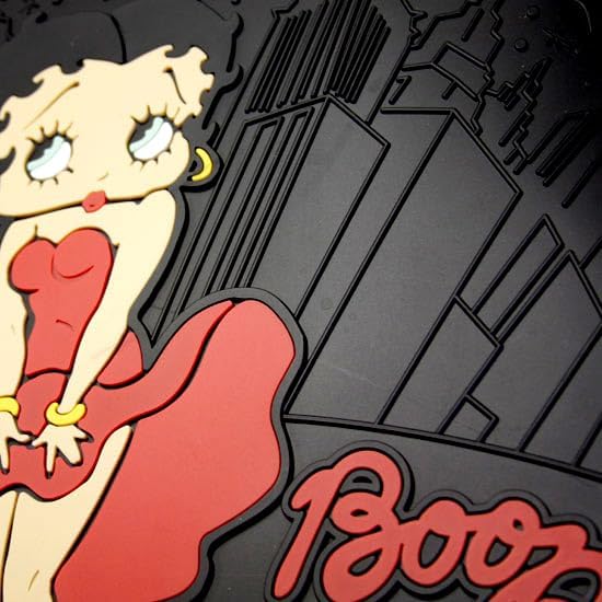 Platicolors Betty Boop Skyline Design Car Accessories Bundle Set New Seat Covers, Front and Rear Rubber Mats, Steering Wheel Cover Sun Shade Air FreshenerProtection for Cars SUVs Trucks & Vans - Yupbizauto