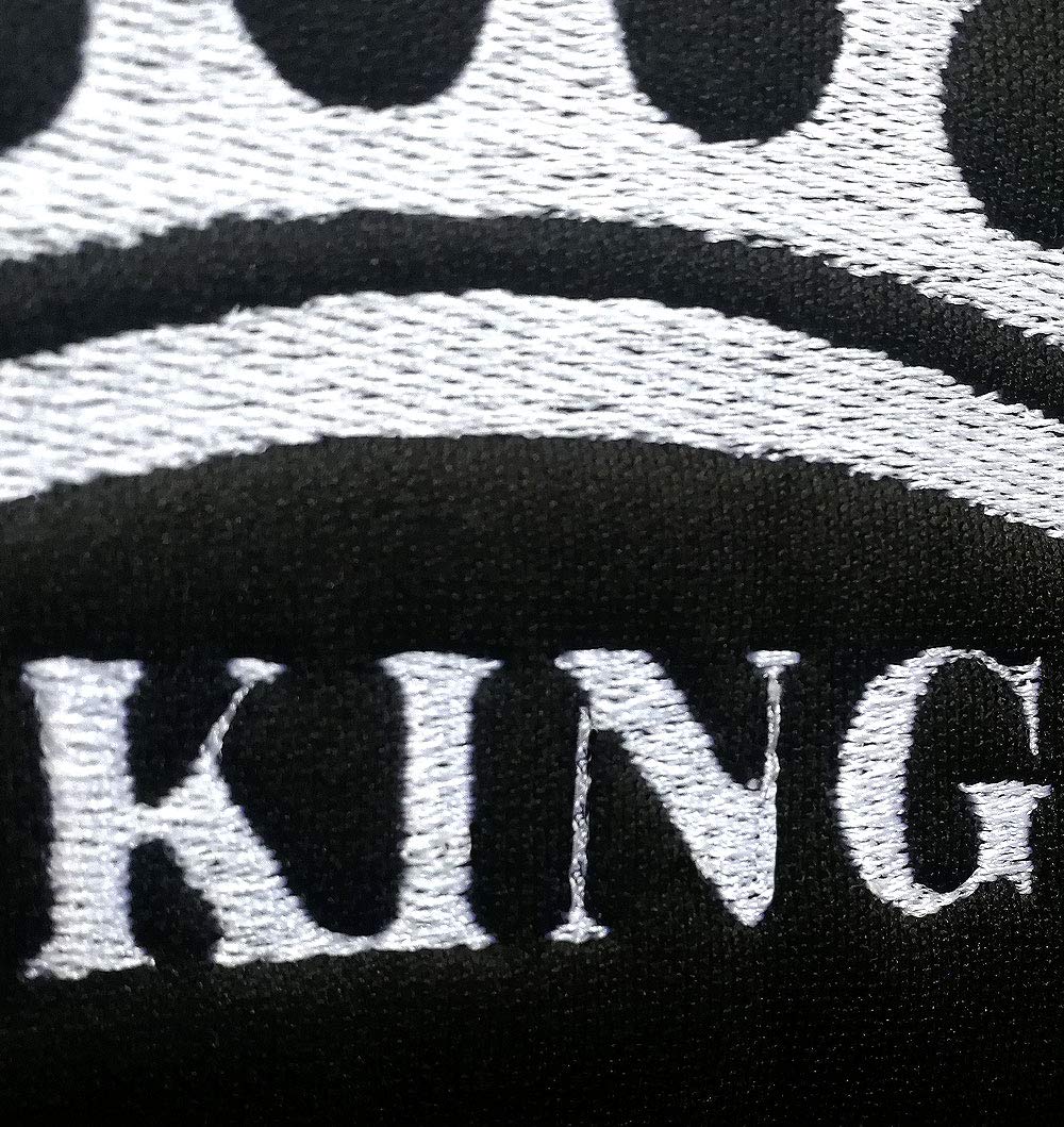 King Crown Headrest Cover & Personalized Seat Belt Pad Set