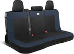 Caterpillar Mesh Flex Car Seat Covers – Full Set, Black and Blue
