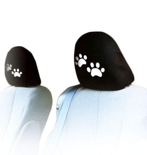 Yupbizauto Plasticolor Hello Kitty Cord Car Seat Cover Bundle with Pair of White Paw Headrest Covers and Air Freshener - Yupbizauto