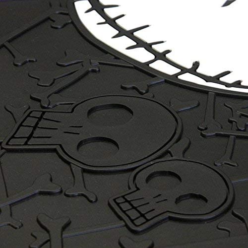 Yupbizauto Nightmare Before Christmas Jack Skellington Car Truck SUV Seat Covers Rubber Floor Mat Set with Air Freshener Bundle Set - Yupbizauto