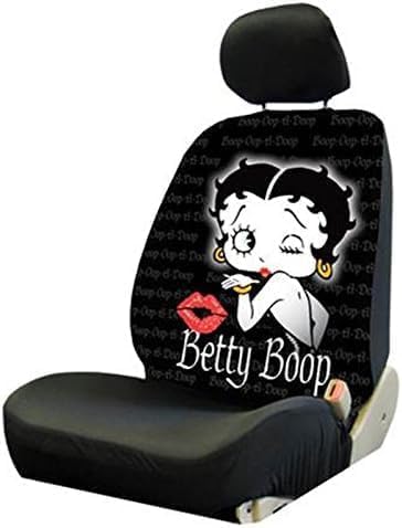 New Platicolors Betty Boop Car Accessories Timeless Seat Covers, Front Rubber Mats, Steering Wheel Cover Stylish Protection for Cars SUVs Trucks & Vans - Yupbizauto