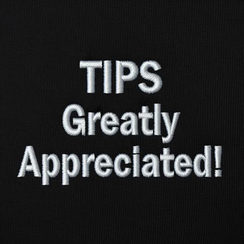 Rideshare Tips Appreciated embroidered headrest covers set of two