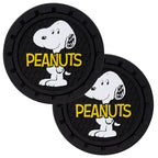 Plasticolor 001981R01 Peanuts Snoopy Auto Coaster - 2 Pack