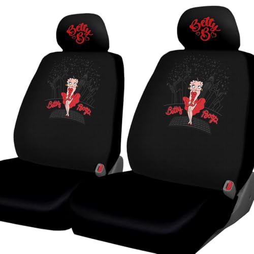 Betty Boop Car Seat Covers - 4pc Low Back Front Bucket Set
