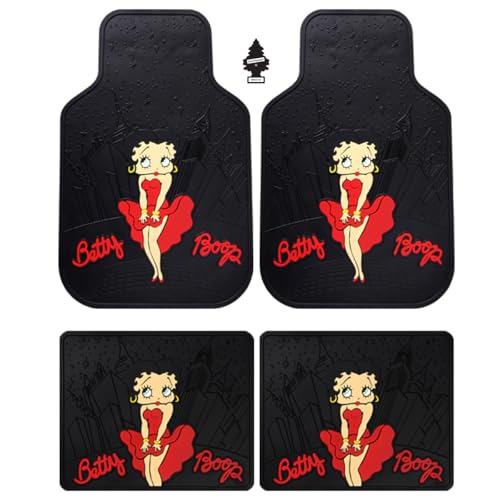 Betty Boop Skyline Car Bundle Seat Covers Mats Set - image 6