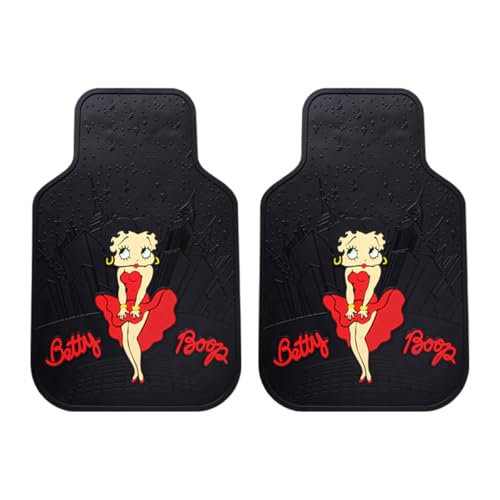 Betty Boop Skyline 8-Piece Seat Cover, Mat & Wheel Set - image 4