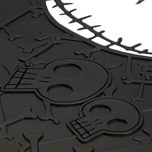 Plasticolor Nightmare Before Christmas Jack Skellington Ghostly Car Truck SUV Seat Covers Heavy Duty Rubber Floor Mats Bundle Set - Yupbizauto