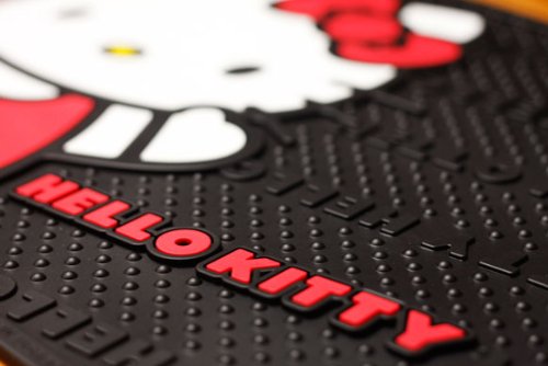 Yupbizauto 8 Pieces Hello Kitty Car Seat Cover with 4 Rubber Mats, Steering Wheel Cover and Air Freshener - Yupbizauto