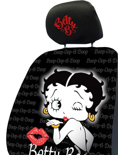Betty Boop Car Seat Covers - 6pc Low Back Front Bucket Set - image 3