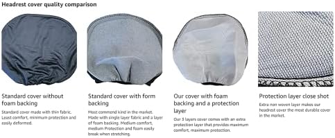 Rideshare Tips Appreciated embroidered headrest covers set of two