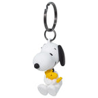 Yupbizauto Peanuts Snoopy & Woodstock 3D Keychain with Little Tree Air Freshener – Officially Licensed Car Key Ring Bundle Gift Set for Bags, Keys & Backpacks - Yupbizauto