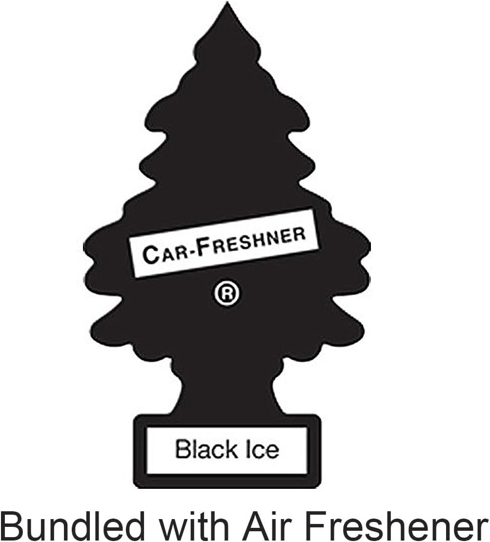 Black Ice air freshener included with Caterpillar seat covers