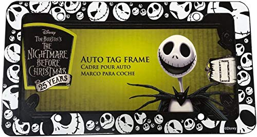 Yupbizauto Plasticolor Nightmare Before Christmas Jack Skellington Bone Design Car Truck SUV Seat and Headrest Covers Bundle Set - Yupbizauto