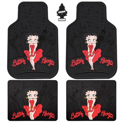 Betty Boop Seat Cover Bundle with Mats, Wheel Cover and Headrests - image 3