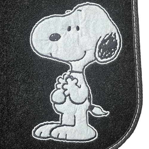 Official Peanuts Snoopy Dog House 8-Piece Car Set – Mats & Frames