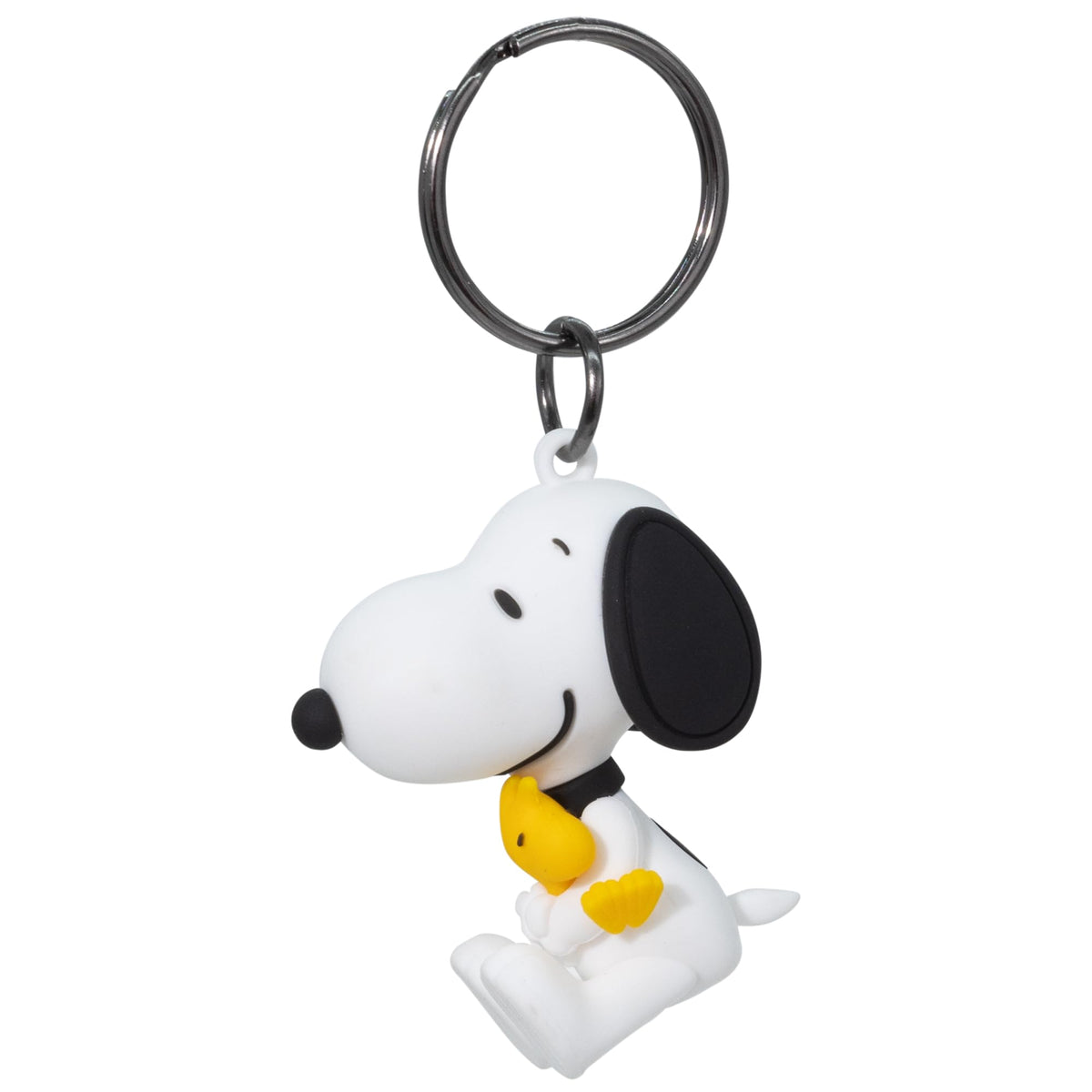 Snoopy Steering Wheel Cover Bundle with Keychain – Plasticolor Peanuts Snoopy Expression Design, Universal Fit 14.5–15 Inch, Car Truck SUV Interior Accessories - Yupbizauto