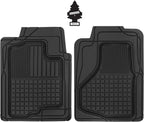 Motor Trend Heavy-Duty Mazda Rubber Floor Mats with Air Freshener - 2-Piece Set