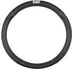 Caterpillar Car Steering Wheel Cover, Large 16 inch Size, Tire Tread Inspired Traction Grip Design, Black Steering Wheel Cover for Car Auto Truck Van SUV Bundle 7861