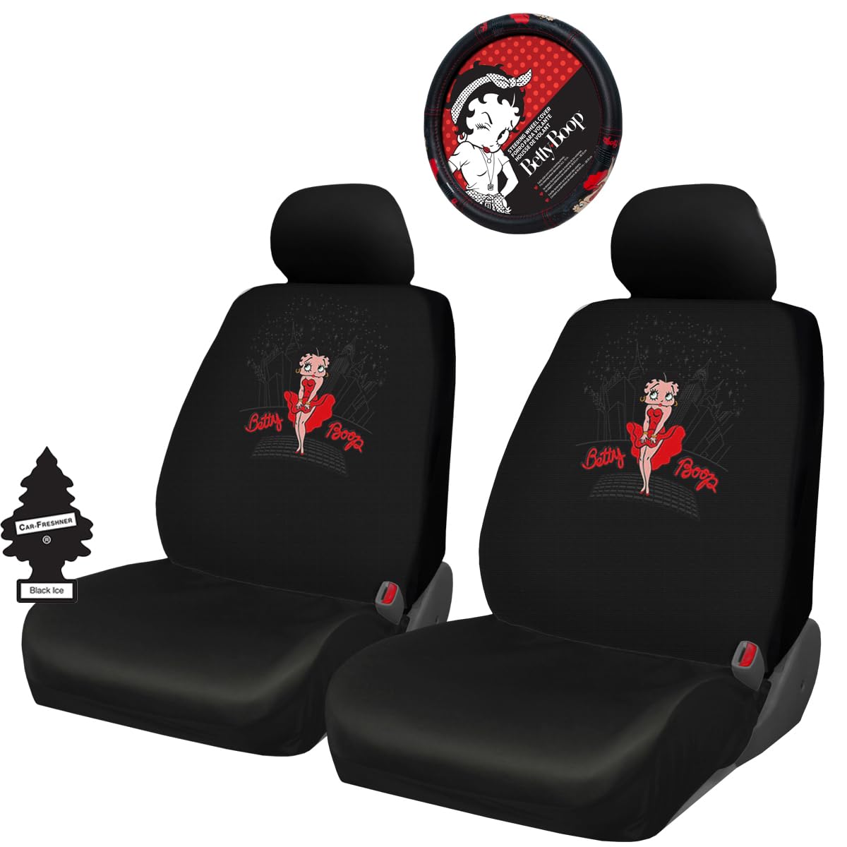 Betty Boop Skyline Seat Covers & Wheel Cover Bundle - image 8