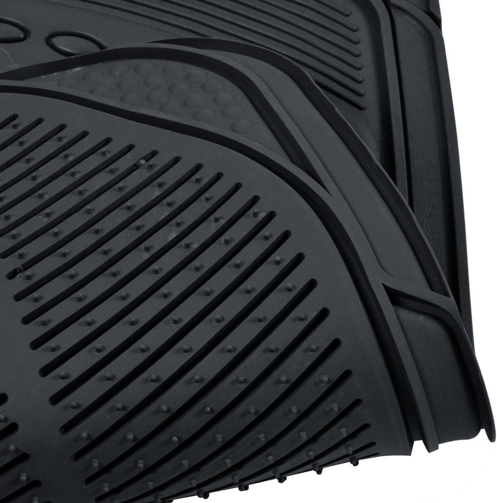 Heavy-Duty Trim-to-Fit Rubber Car Floor Mats with Air Freshener