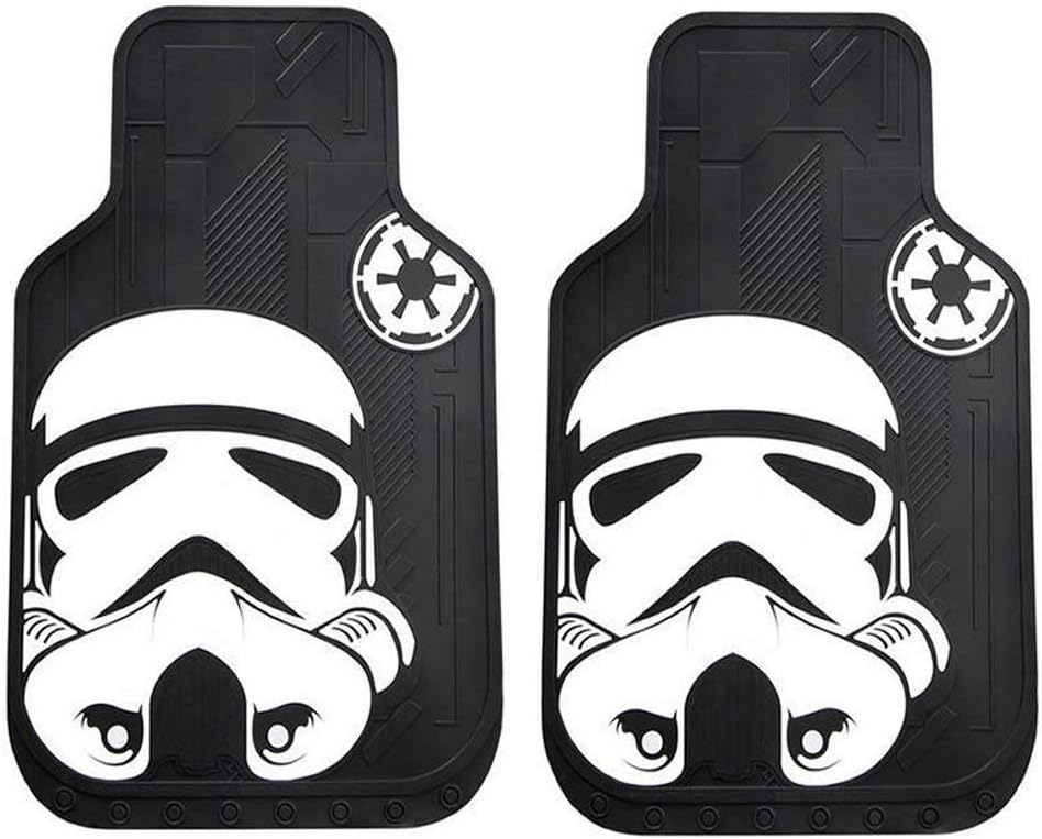 Plasticolor New Star Wars Stormtrooper Universal Size Car Truck SUV Seat Covers Floor Mat Set - Yupbizauto