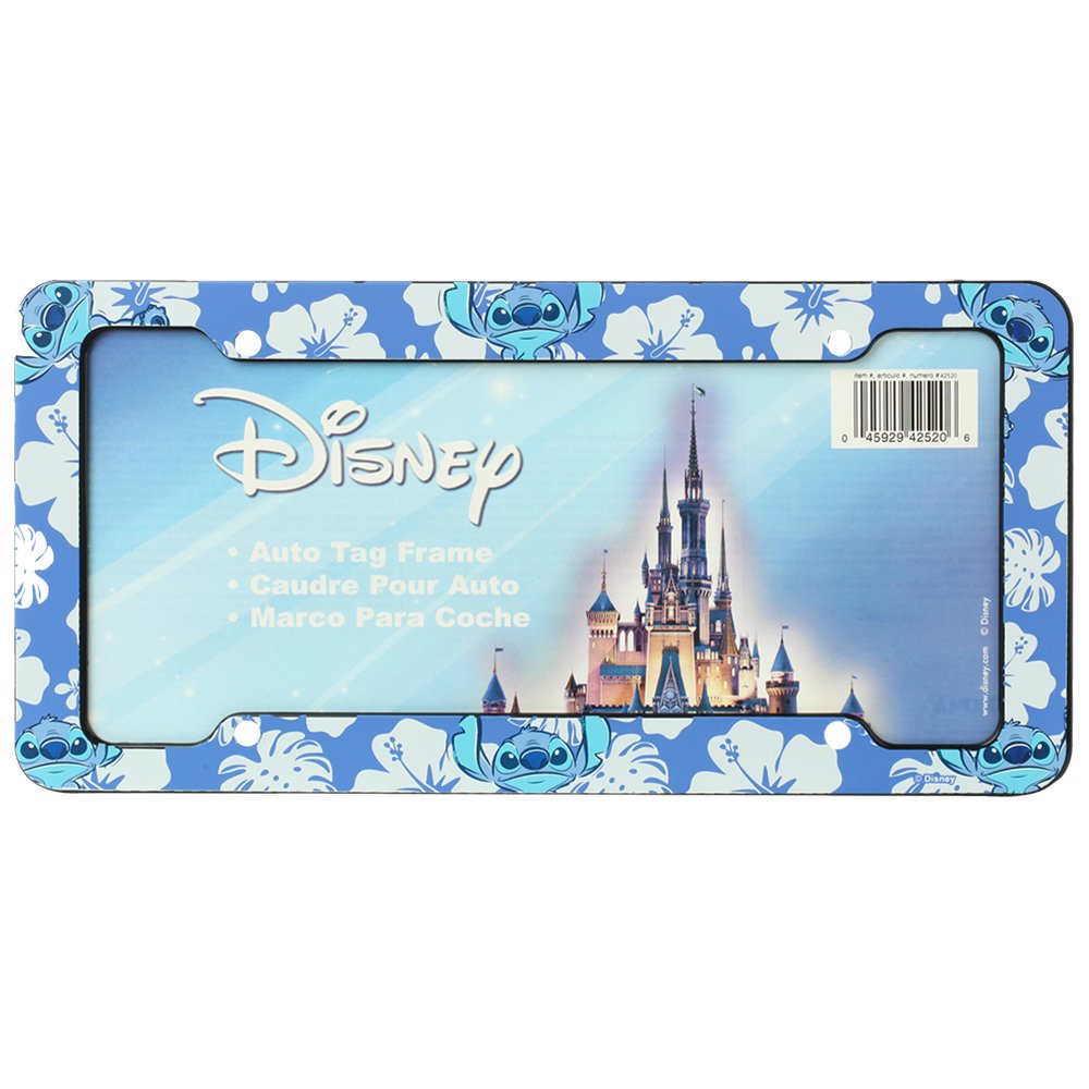 Lilo & Stitch license plate frame packaging