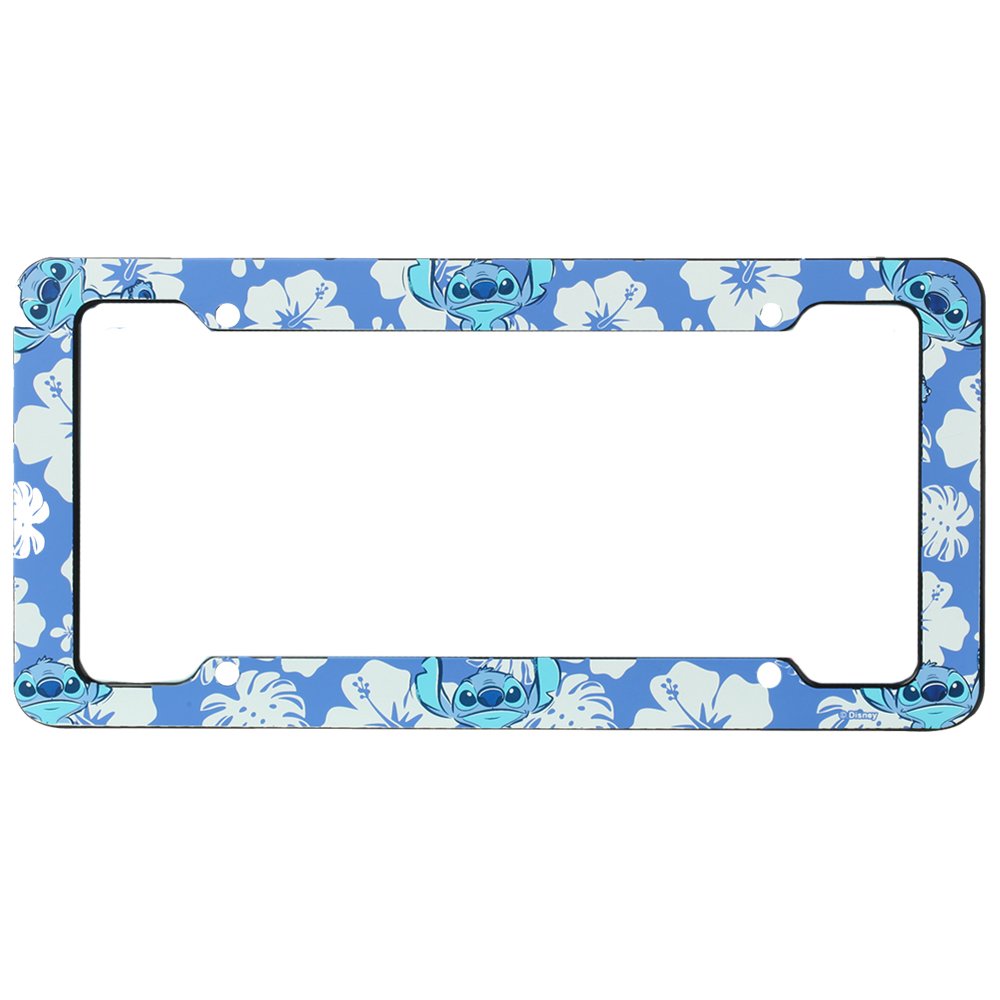 Lilo & Stitch license plate frame detail