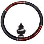 Yupbizauto 18in Truck Steering Wheel Cover Wood Grain Bundle