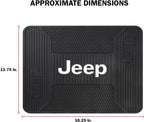Plasticolor Jeep Elite 4-Piece Front and Rear Floor Mat Kit