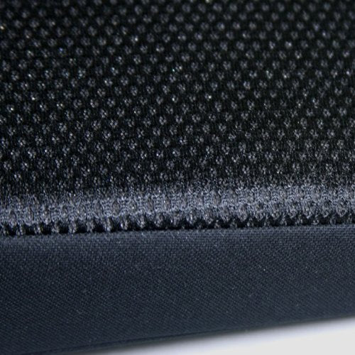 YupbizAuto New Breathable Comfortable Ergonomic Wedge Car Seat Office Chair Back Support Cushion (Black Mesh) - Yupbizauto