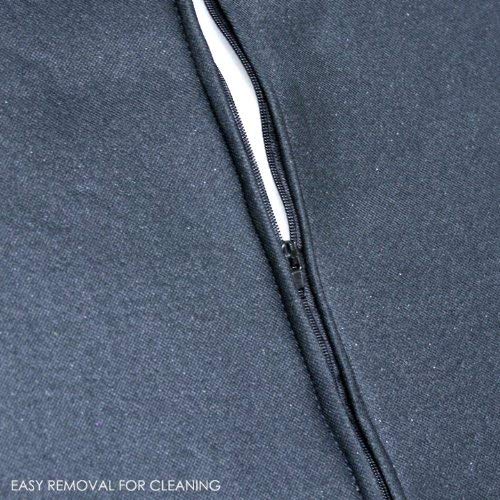 YupbizAuto New Breathable Comfortable Ergonomic Wedge Car Seat Office Chair Back Support Cushion (Black Mesh) - Yupbizauto