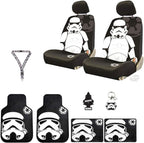 New Plasticolor Star Wars Stormtrooper Car Truck SUV Seat Covers Floor Mat Set with Air Freshener - Yupbizauto