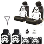 New Plasticolor Star Wars Stormtrooper Car Truck SUV Seat Covers Floor Mat Set with Air Freshener - Yupbizauto