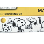 Official Peanuts Snoopy 5-Piece Car Set – Sunshade, Frames & Keychain