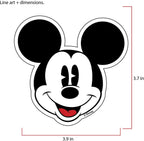 Chroma Mickey Mouse Aluminum Decal 41714