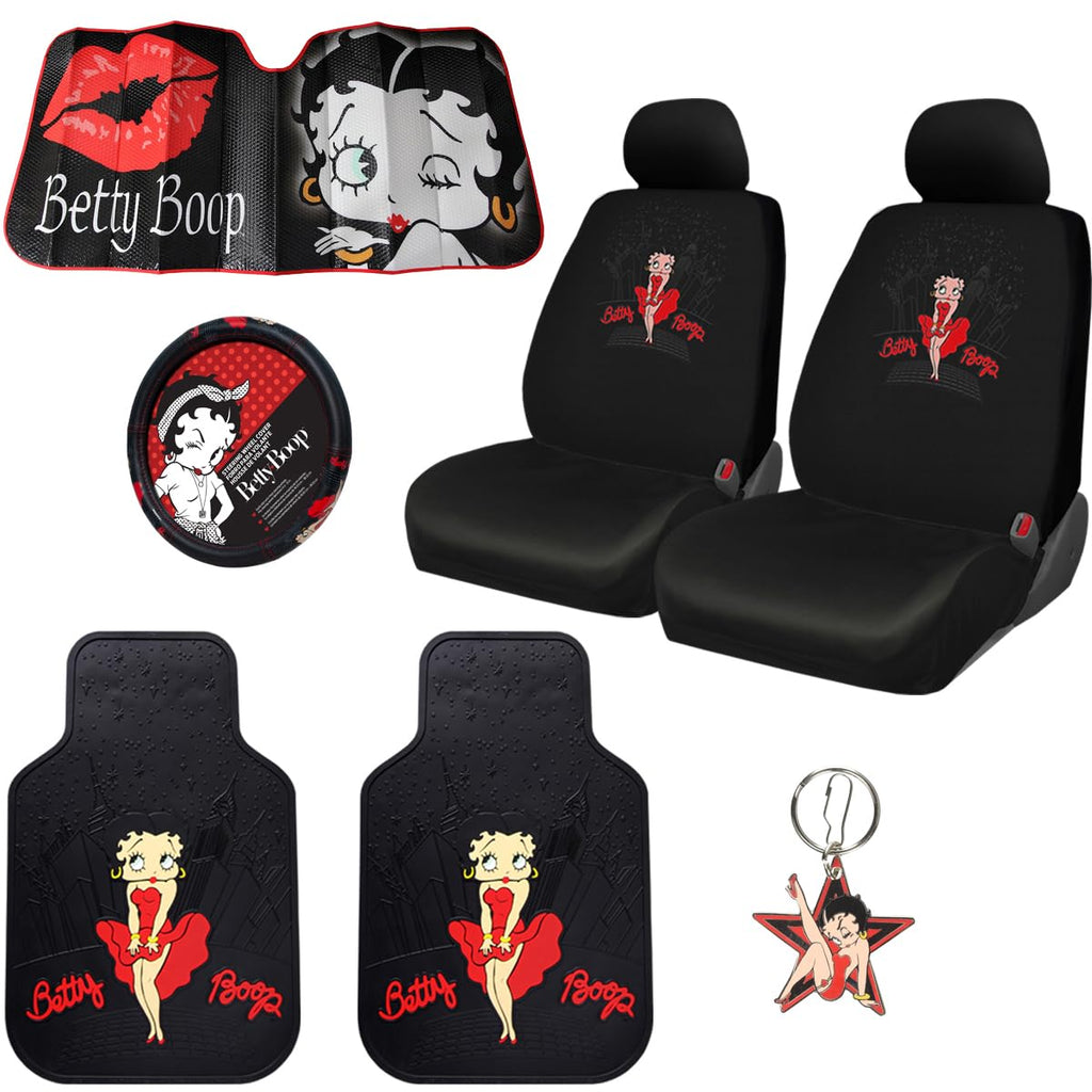 Betty Boop Skyline Car Accessories Seat Covers Mats Sunshade - image 8