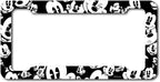 Disney Mickey Expressions Sunshade and License Plate Frame Bundle