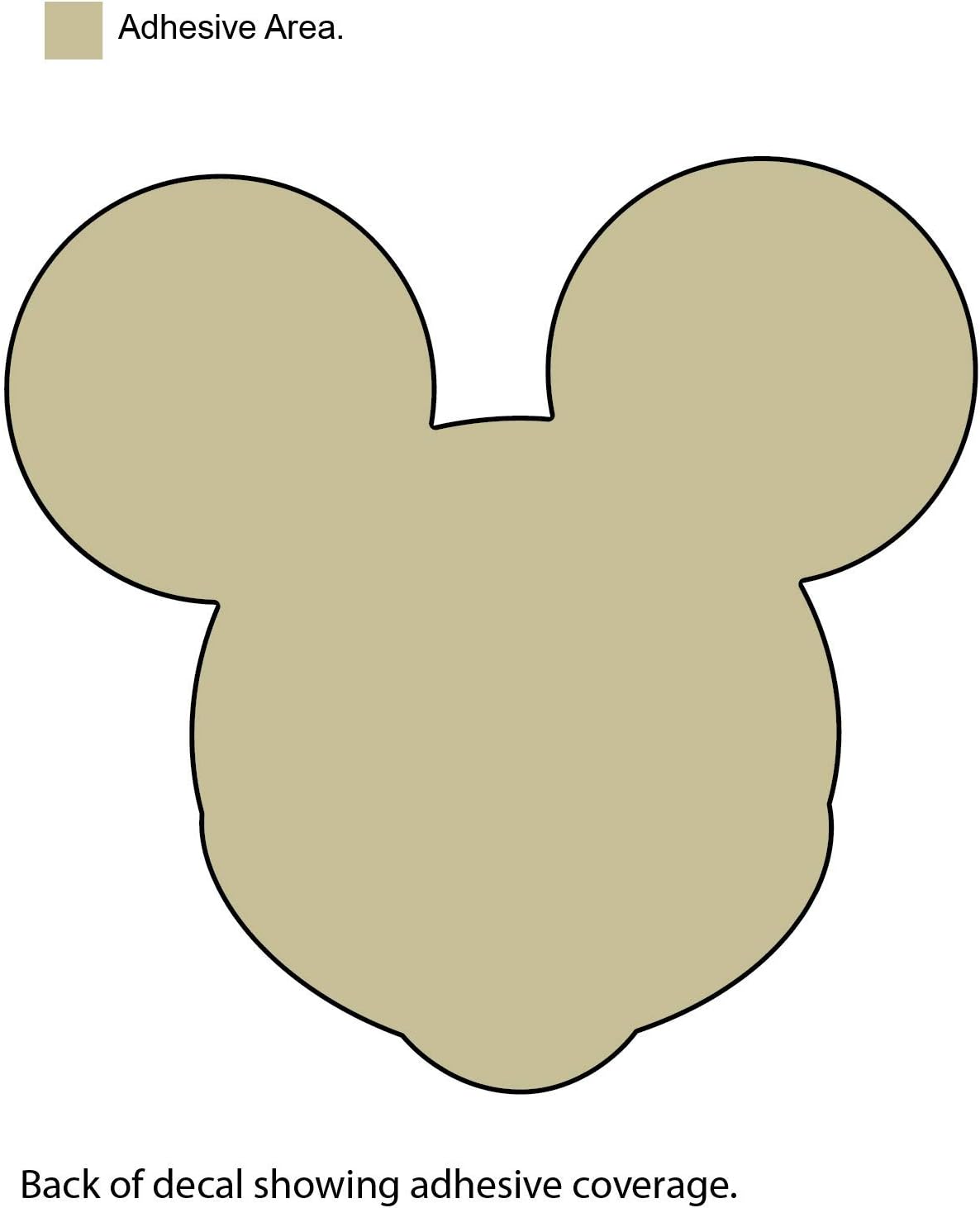 Chroma Mickey Mouse Aluminum Decal 41714