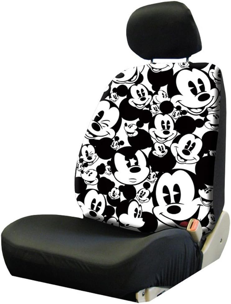Disney Mickey Mouse Fabric Front Seat Covers with Air Freshener