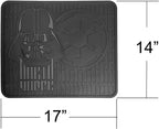 Star Wars Darth Vader Rubber Floor Mats with Air Freshener - 5-Piece Set