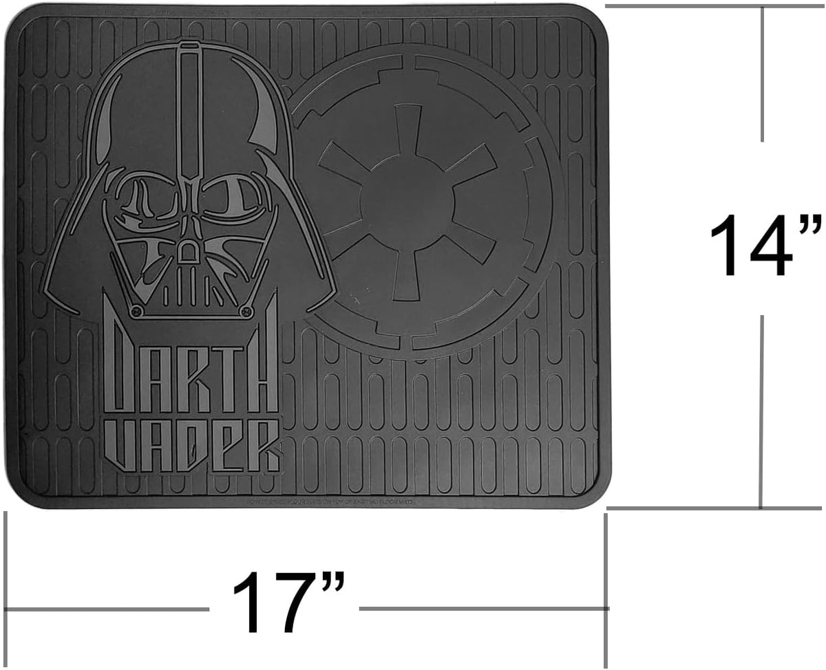 Star Wars Darth Vader Rubber Floor Mats with Air Freshener - 5-Piece Set