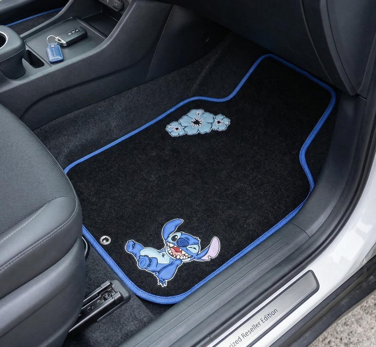 Stitch carpet floor mats