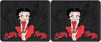 Two rear Betty Boop New York Skyline rubber floor mats