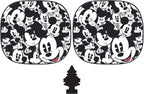 Mickey Expressions Windshield Sunshade 2-Pack with Air Freshener