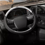Extra Large 18in Steering Wheel Cover Black Silver Truck RV Air Bundle