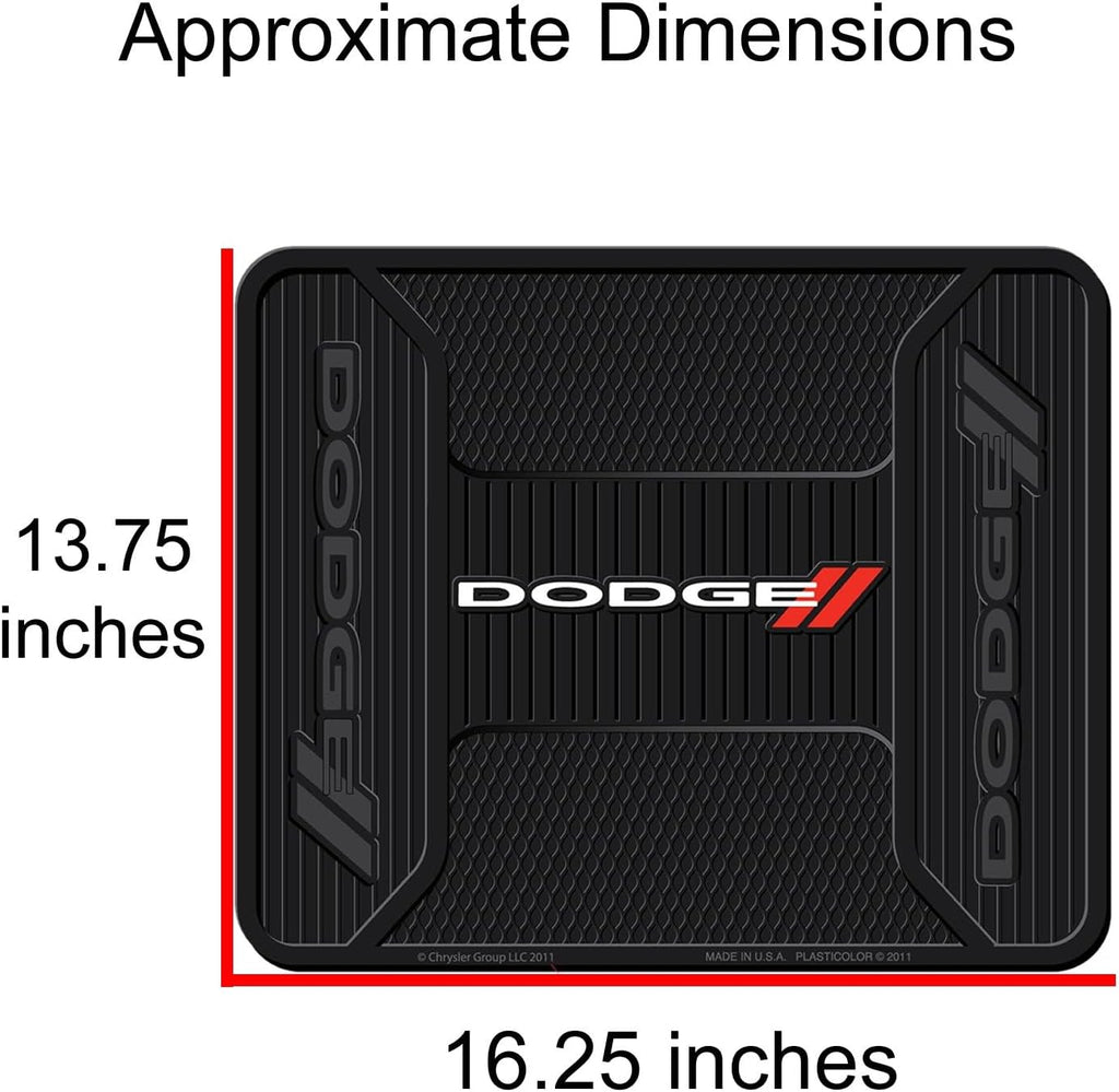Dodge Ram Elite Series Front and Rear Rubber Floor Mats - 4-Piece Set