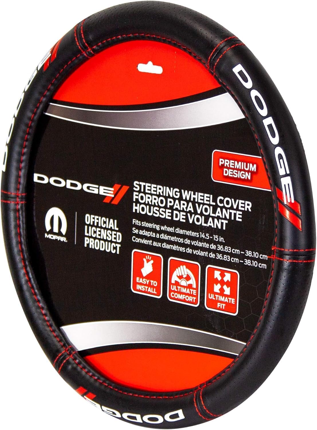 Premium Sideless Seat Cover Bundle Set with Floor Mats & Steering Wheel Cover – Compatible with Dodge Cars, Trucks, and SUVs - Yupbizauto