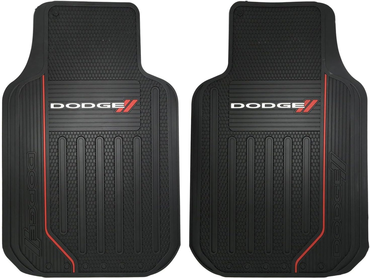 Dodge Ram Elite Series Front and Rear Rubber Floor Mats - 4-Piece Set