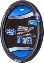 Plasticolor Ford Steering Wheel Cover Bundle with Air Freshener Set